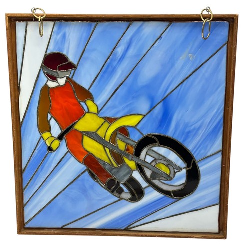 Vintage stained glass dirt - glass,
