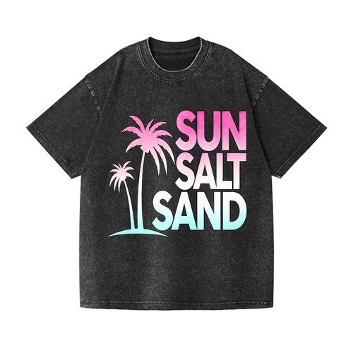 Sun salt sand palm - sand, tree