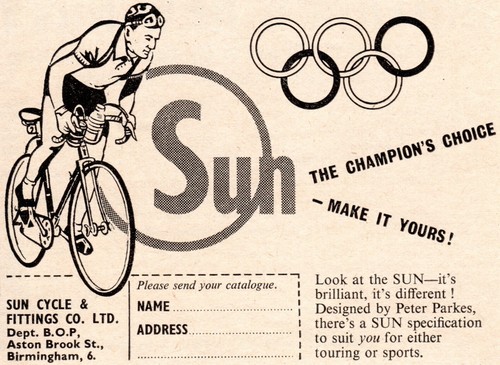 Vintage sun cycle advert - vintage,