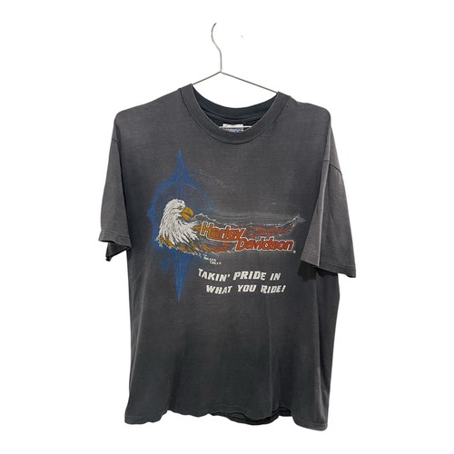 Vintage sun faded harley - vintage,